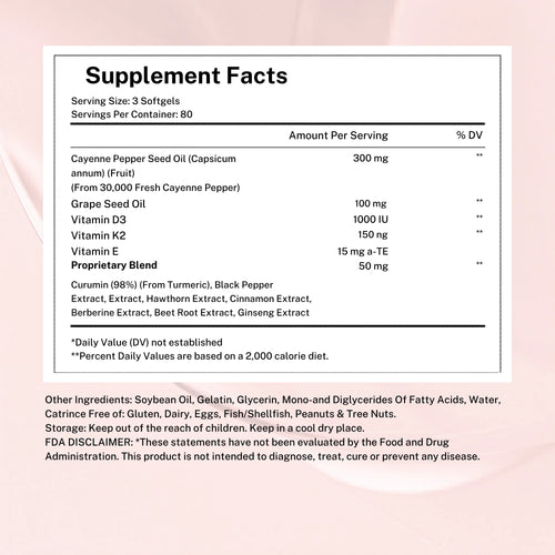 TrackAid Cayenne Softgels