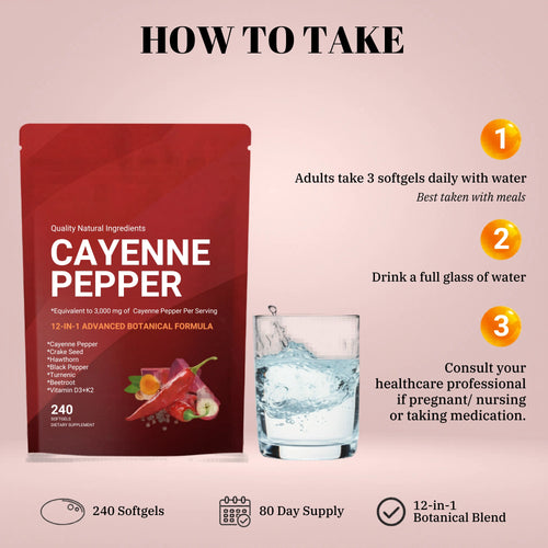 TrackAid Cayenne Softgels